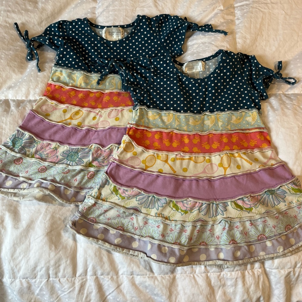 Matilda Jane Polka Dot and Striped Kids Matching Set